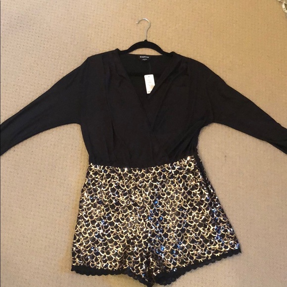 bebe Dresses & Skirts - BEBE Sequin Romper